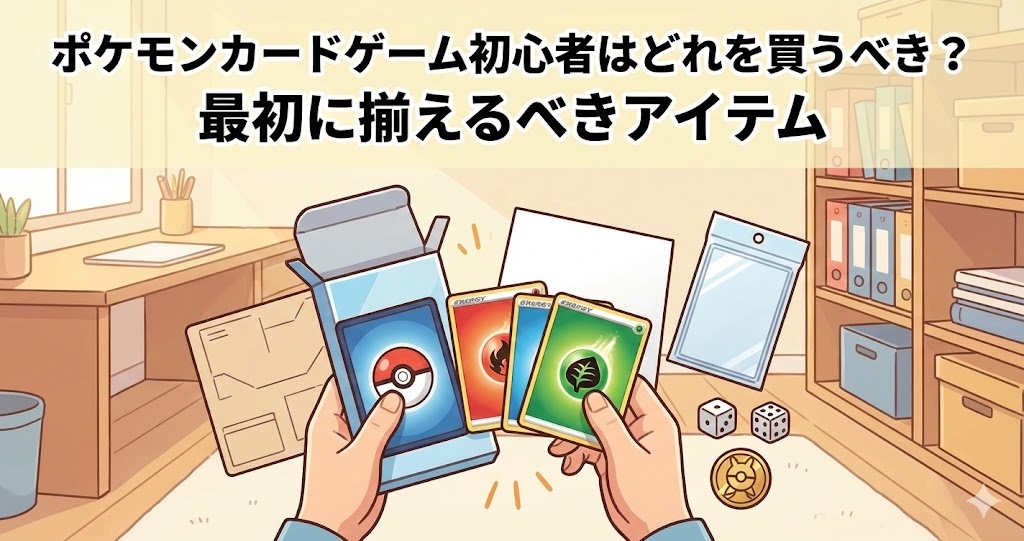 ポケモンカードゲーム初心者はどれを買うべき?最初に揃えるべきアイテムを徹底解説!